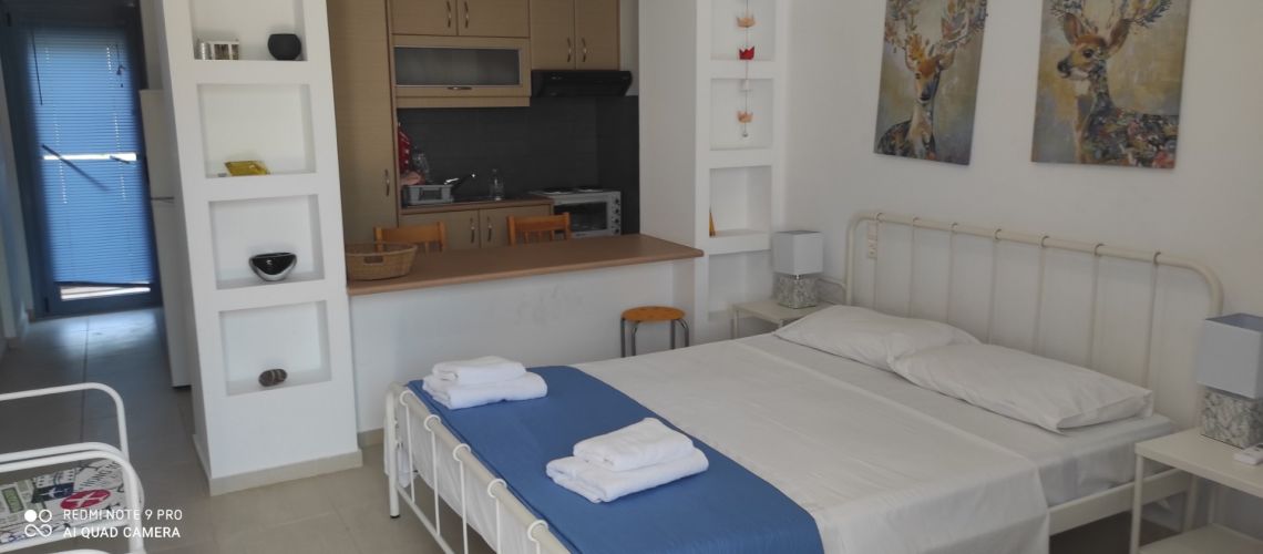 πωλείται παραλιακό διαμέρισμα Μακρύ Γιαλός Κρήτης beach apartment for sale Makri Gialos Crete εικόνα ακινήτου