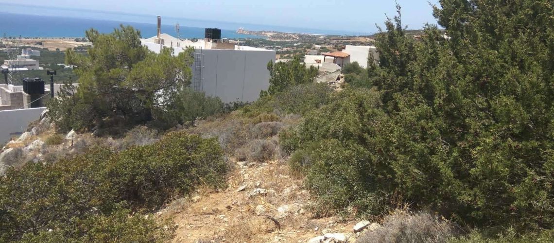 οικόπεδο οικοδομήσιμο για πώληση Κουτσουνάρι Ιεράπετρας Κρήτης buildable plot for sale Koutsounari Ierapetra Crete εικόνα ακινήτου