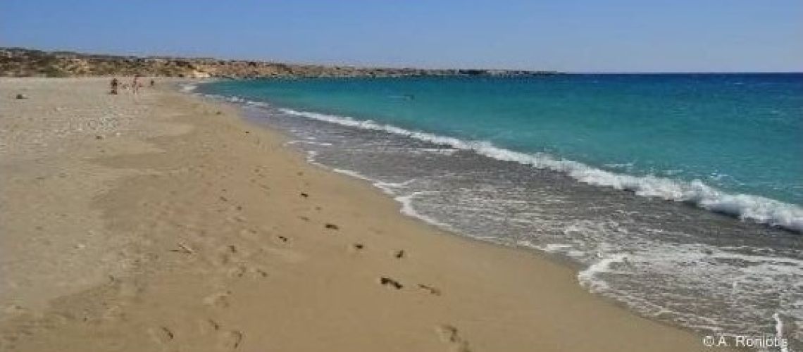 εξαιρετικό παραλιακό οικόπεδο με άδεια για καταλύματα Μακρύ Γιαλό Ιεράπετρα Κρήτης excellent beach plot with permission for accommodation Makri Gialo Ierapetra Crete εικόνα ακινήτου