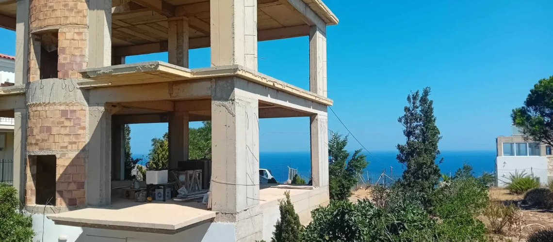 Διαμέρισμα και ημιτελή μεζονέτα για πώληση Αγία Πελαγία Κρήτη Apartment and unfinished maisonette for sale Saint Pelagia Crete εικόνα ακινήτου