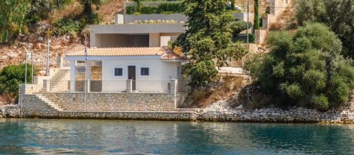 Πολυτελέστατη βίλα με ιδιωτική πισίνα και άμεση πρόσβαση στη θάλασσα Βαθύ, Μεγανήσι Luxurious villa with private pool and direct access to the sea Vathi, Meganisi εικόνα ακινήτου