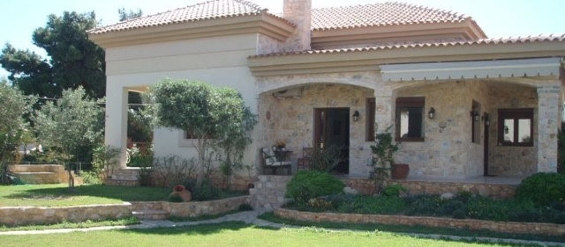 Μονοκατοικία με πανέμορφο κήπο και τζάκι Κινέτα Μέγαρα Detached house with beautiful garden and fireplace Kineta Megara εικόνα ακινήτου