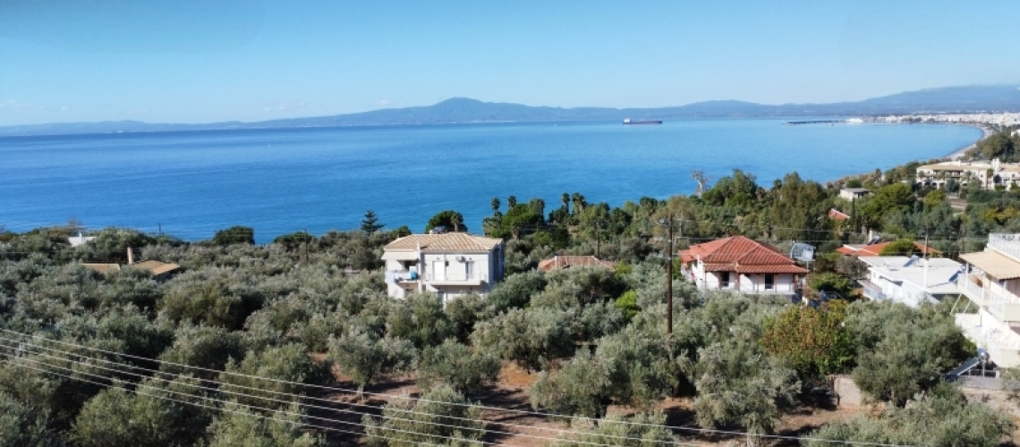 Εξαιρετικό οικόπεδο για κατοικία με αμφιθεατρική θέα Βέργα Καλαμάτας Excellent plot for a residence with an amphitheater view Verga Kalamata εικόνα ακινήτου