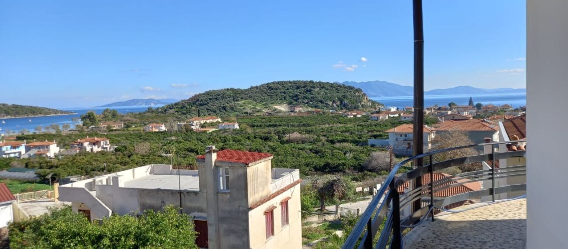 Διαμέρισμα με μεγάλο μπαλκόνι και θέα στο Αιγαίο Αρχαία Επίδαυρος Apartment with large balcony and view of the Aegean Ancient Epidaurus εικόνα ακινήτου
