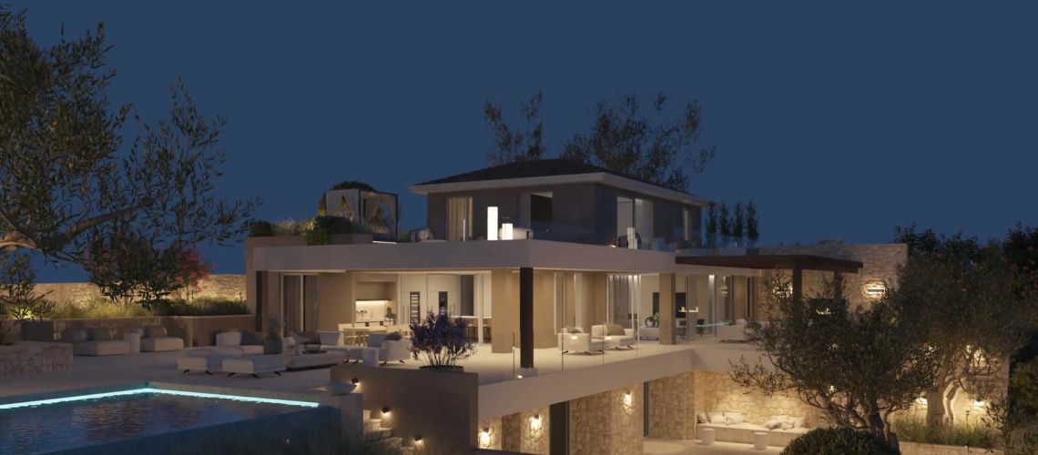 Μεγανήσι παράδεισος πολυτέλειας βίλα με πισίνα και πανοραμική θέα Meganisi luxury paradise Villa with pool and panoramic view εικόνα ακινήτου