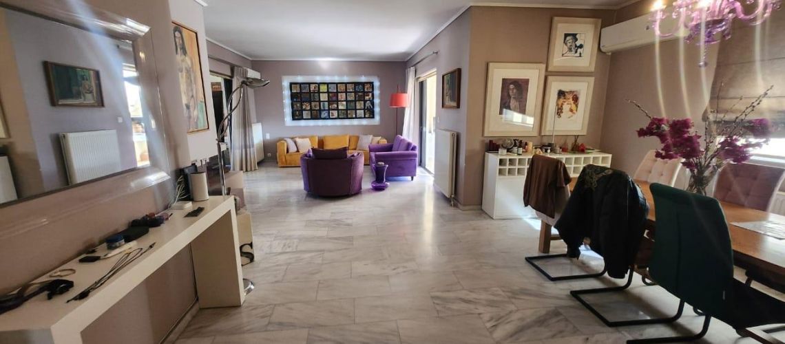 Πωλείται τεσσάρι ρετιρέ διαμέρισμα στην Αγία Παρασκευή με θέα και πάρκινγκ Three bedrooms penthouse apartment for sale in Saint Paraskevi with view and parking εικόνα ακινήτου