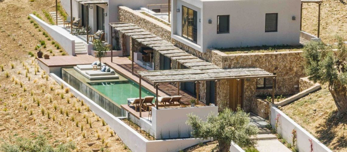 Εξαιρετική κατοικία με Πισίνα και Μαγευτική Θέα το απέραντο γαλάζιο Πόρος Λευκάδας Excellent residence with swimming pool and magnificent view of the endless blue Poros, Lefkada εικόνα ακινήτου