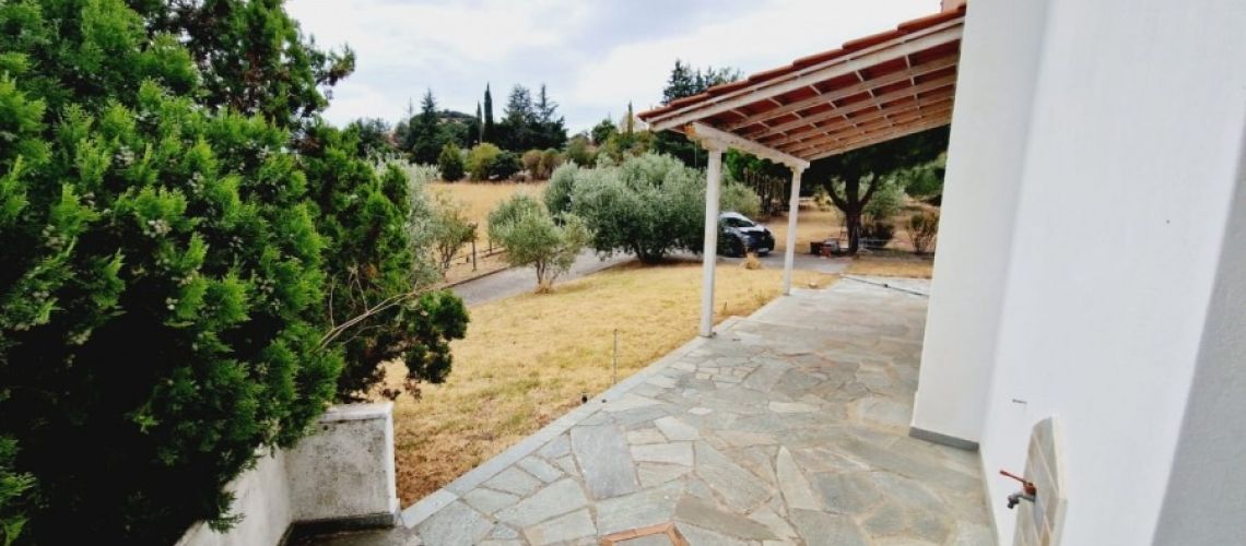 Ιδανική Μονοκατοικία Μεζονέτα με Τζάκι και Απεριόριστη Θέα στο Κάτω Μετόχι Σερρών Ideal Detached Maisonette with Fireplace and Unobstructed View in Kato Metochi, Serres εικόνα ακινήτου