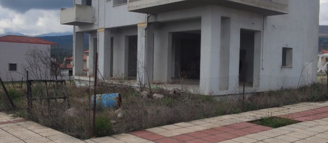 Πωλείται ημιτελές κτίριο ιδανικό για κατάστημα και οροφοδιαμέρισμα Νέο Κλείτος Κοζάνης Unfinished building for sale, ideal for a shop and apartment, Neo Kleitos, Kozani εικόνα ακινήτου