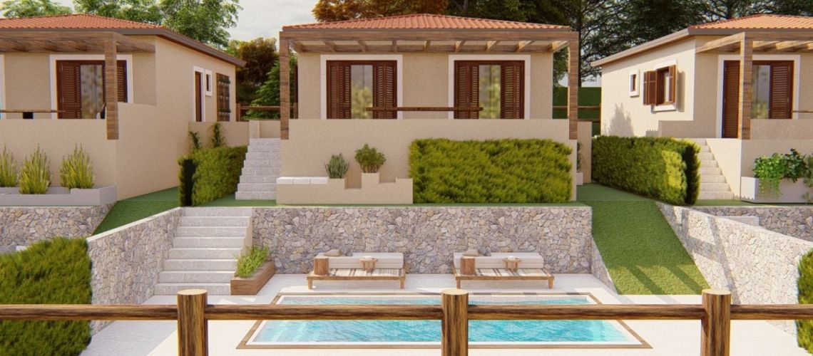 Υπό ανέγερση πολυτελής βίλα για πώληση με πισίνα και πάρκινγκ Καμαρίνα Πρέβεζα Under construction luxury villa for sale with swimming pool and parking Kamarina Preveza εικόνα ακινήτου