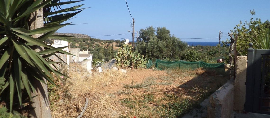 Επενδυτική ευκαιρία οικόπεδο για πώληση οικοδομήσιμο με θέα θάλασσα Μίλατος Κρήτης Investment opportunity plot for sale buildable with sea view Milatos Crete εικόνα ακινήτου