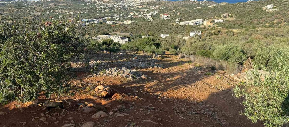 Πωλείται οικόπεδο με πανοραμική θέα θάλασσα & έτοιμη άδεια Άγιος Νικόλαος, Κρήτη Plot for sale with panoramic sea view & ready permit Saint Nikolaos, Crete εικόνα ακινήτου