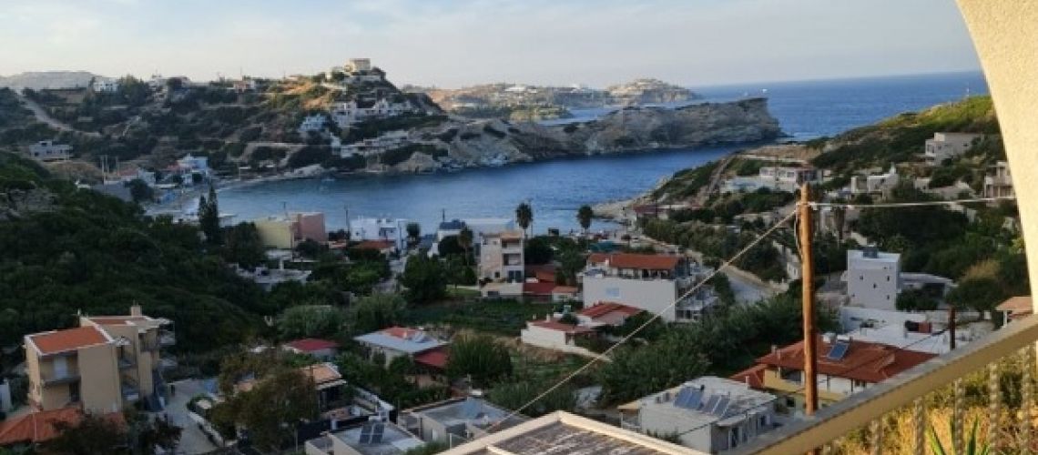 Ιδανική κατοικία με θέα στον κόλπο μεζονέτα προς πώληση Λυγαριά Κρήτης Ideal residence with bay view maisonette for sale in Ligaria, Crete εικόνα ακινήτου