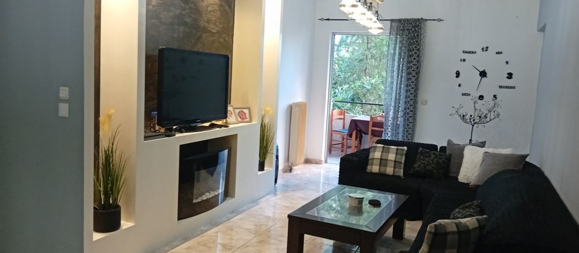 Πειραιάς πωλείται άνετο τεσσάρι διαμέρισμα με τζάκι στο Νέο Φάληρο Piraeus for sale comfortable three bedrooms apartment with fireplace in Neo Faliro εικόνα ακινήτου