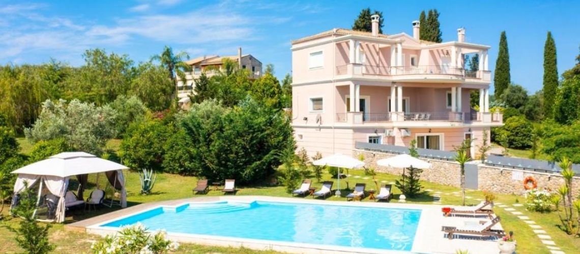 Πολυτελής κατοικία για πώληση με θέα στο Ιόνιο Πουλάδες, Κέρκυρα Luxury house for sale overlooking the Ionian Sea in Poulades, Corfu εικόνα ακινήτου
