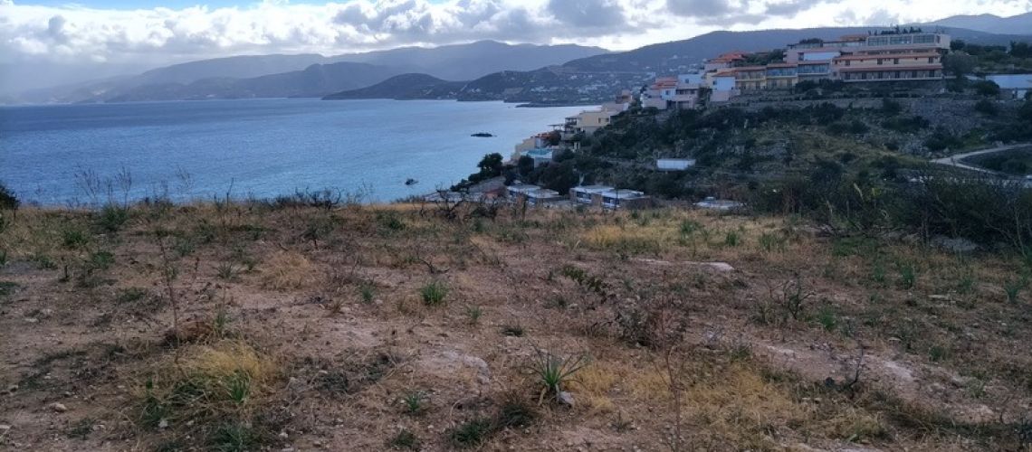 Οικόπεδο για πώληση σε στρατηγική τοποθεσία και θέα θάλασσα Άγιος Νικόλαος Κρήτη Plot for sale in strategic location and sea view Saint Nikolaos Crete εικόνα ακινήτου