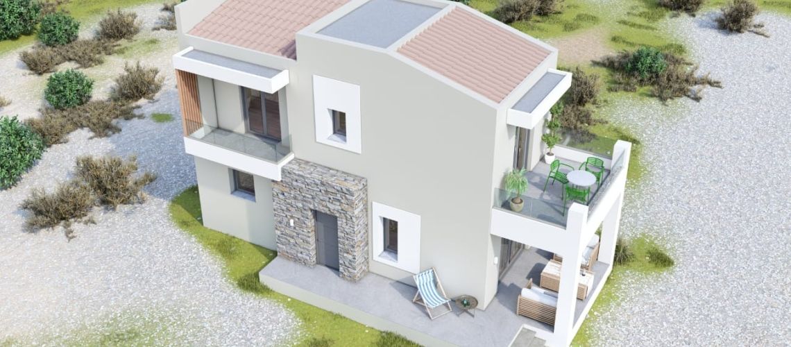 Πωλείται μεζονέτα υψηλής αισθητικής, νεόδμητη, με υπέροχη θέα Λουτρά Ωραίας Ελένης εικόνα ακινήτου