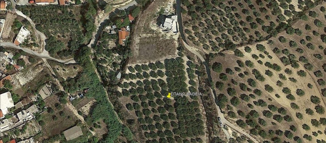 οικοδομήσιμο οικόπεδο Επάνω Βάθεια Ηράκλειο Κρήτης buildable plot of land in Epano Vathia, Heraklion εικόνα ακινήτου